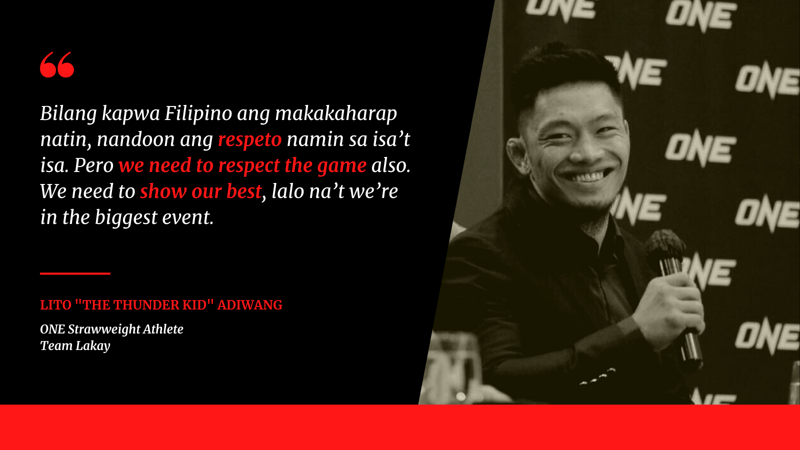 Lito “Thunder Kid” Adiwang on his fight against Jeremy “The Jaguar” Miado: A Fight of Two Filipino Stars